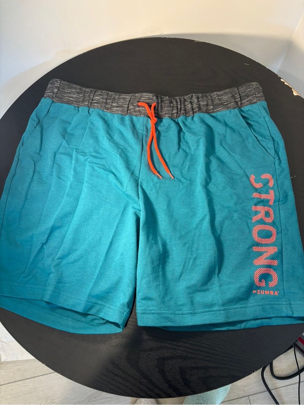 Zumba Squat Sync Sweat Shorts Deep Emerald Mens XL / Womens XXL - NWT